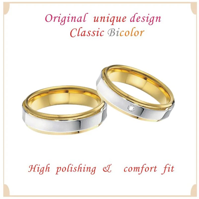 Anillos de boda de titanio de moda occidental, tallas 5 a 15 de EE. UU., para parejas, para hombres y mujeres, anillo de dedo de matrimonio Alliance LOVE Anillos de boda de titanio de moda occidental, tallas 5 a 15 de EE. UU., para parejas, para hombres y mujeres, anillo de dedo de matrimonio Alliance LOVE