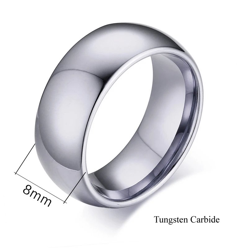Tungsten Carbide Rings Wedding Bands for Men and Women Couples Golden Fashion Jewelry Hand Finger Men's Ring Marriage 8/6/4MM Tungsten Carbide Rings Wedding Bands for Men and Women Couples Golden Fashion Jewelry Hand Finger Men's Ring Marriage 8/6/4MM