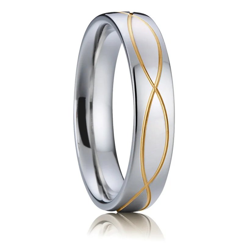 Anillos de promesa para parejas, alianza de enamorados, anillo de plata de ley 925, alianza de bodas, aniversario, joyería de acero inoxidable