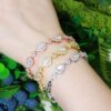 Pulsera tenis de circonia oro rosa CB238