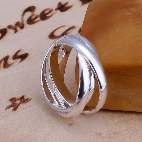 Hermosos anillos de plata de ley 925 para mujer, para bodas, a la moda, regalo para enamorados.