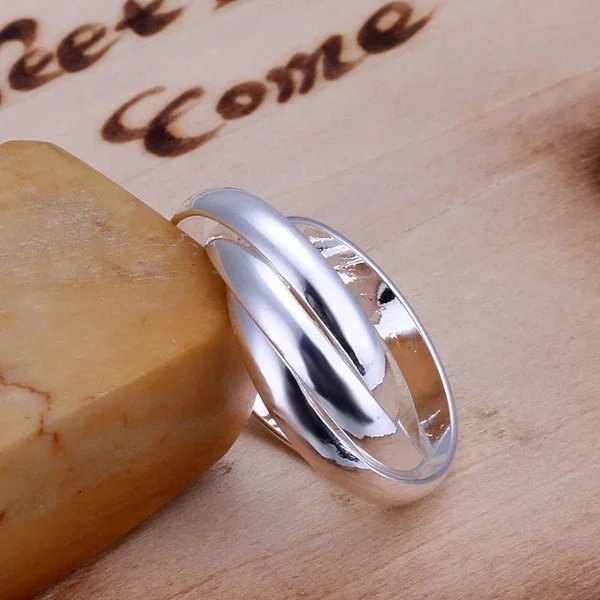 Hermosos anillos de plata de ley 925 para mujer, para bodas, a la moda, regalo para enamorados.