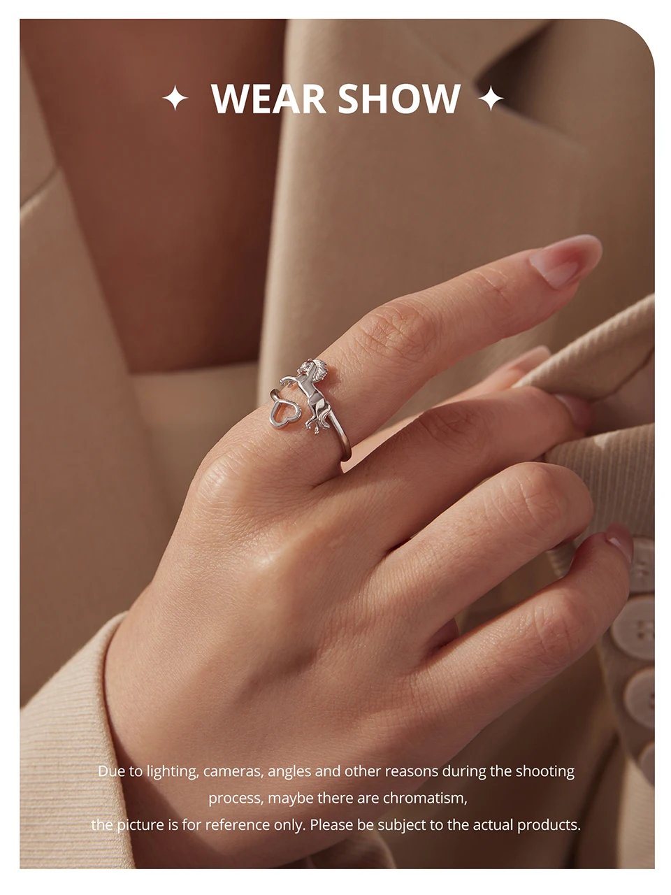 Conjunto de joyería Bamoer para amantes de los caballos, en plata de ley 925: pendientes de botón con forma de corazón y caballo, estilo minimalista. Ideal como regalo. Conjunto de joyería Bamoer para amantes de los caballos, en plata de ley 925: pendientes de botón con forma de corazón y caballo, estilo minimalista. Ideal como regalo.