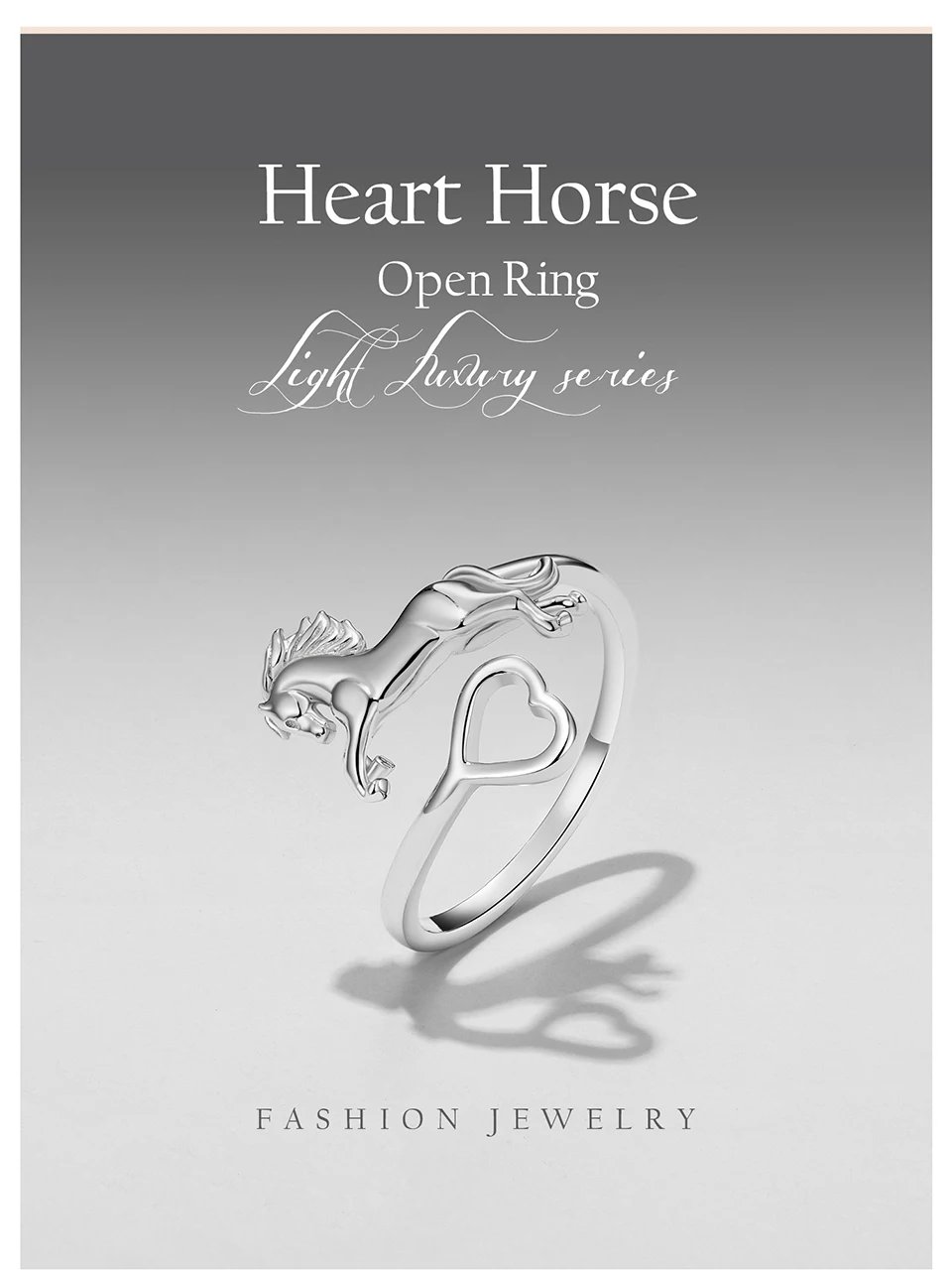 Conjunto de joyería Bamoer para amantes de los caballos, en plata de ley 925: pendientes de botón con forma de corazón y caballo, estilo minimalista. Ideal como regalo. Conjunto de joyería Bamoer para amantes de los caballos, en plata de ley 925: pendientes de botón con forma de corazón y caballo, estilo minimalista. Ideal como regalo.