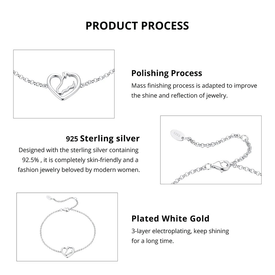 Conjunto de joyería Bamoer para amantes de los caballos, en plata de ley 925: pendientes de botón con forma de corazón y caballo, estilo minimalista. Ideal como regalo. Conjunto de joyería Bamoer para amantes de los caballos, en plata de ley 925: pendientes de botón con forma de corazón y caballo, estilo minimalista. Ideal como regalo.