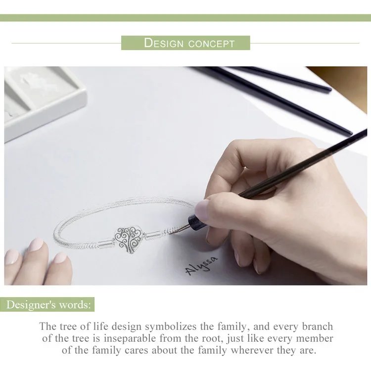 Pulsera Bamoer 100% plata de ley 925 con dijes de corazón brillante y amor eterno para mujer, con cierre de gato, cadena de serpiente, joyería fina