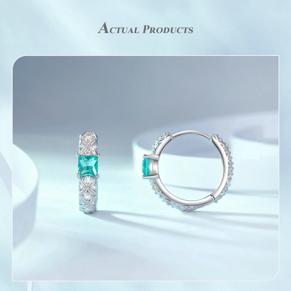 BAMOER 925 Sterling Silver Dainty CZ Huggie Earrings Platinum Filled Chunky intricate texture Minimalist Hoop Earrings