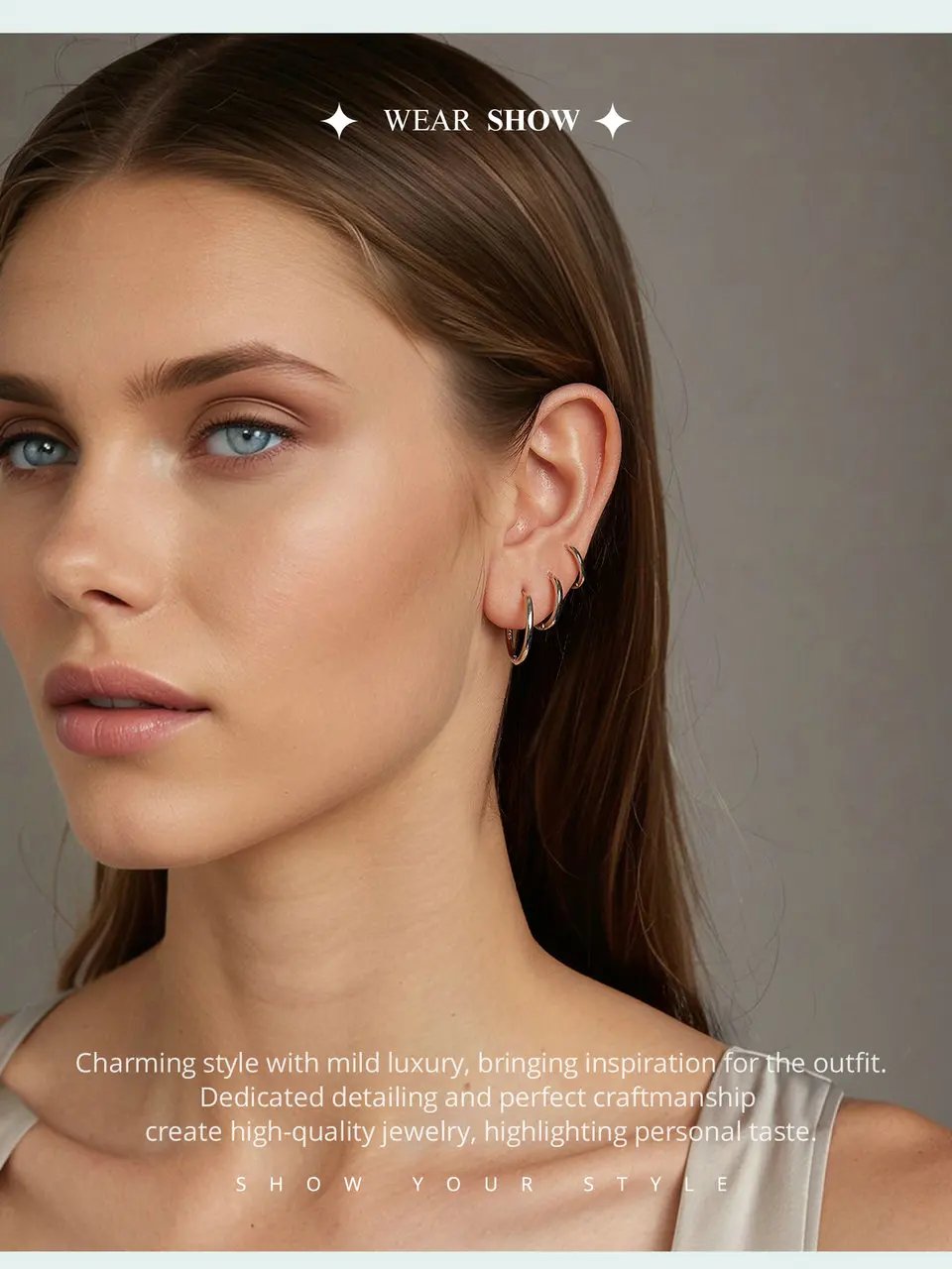 BAMOER Gold Hoop Earrings for Women, 925 Sterling Silver Minimalist Huggie Hoops Cartilage Piercing Earrings Ear Cuff for Women