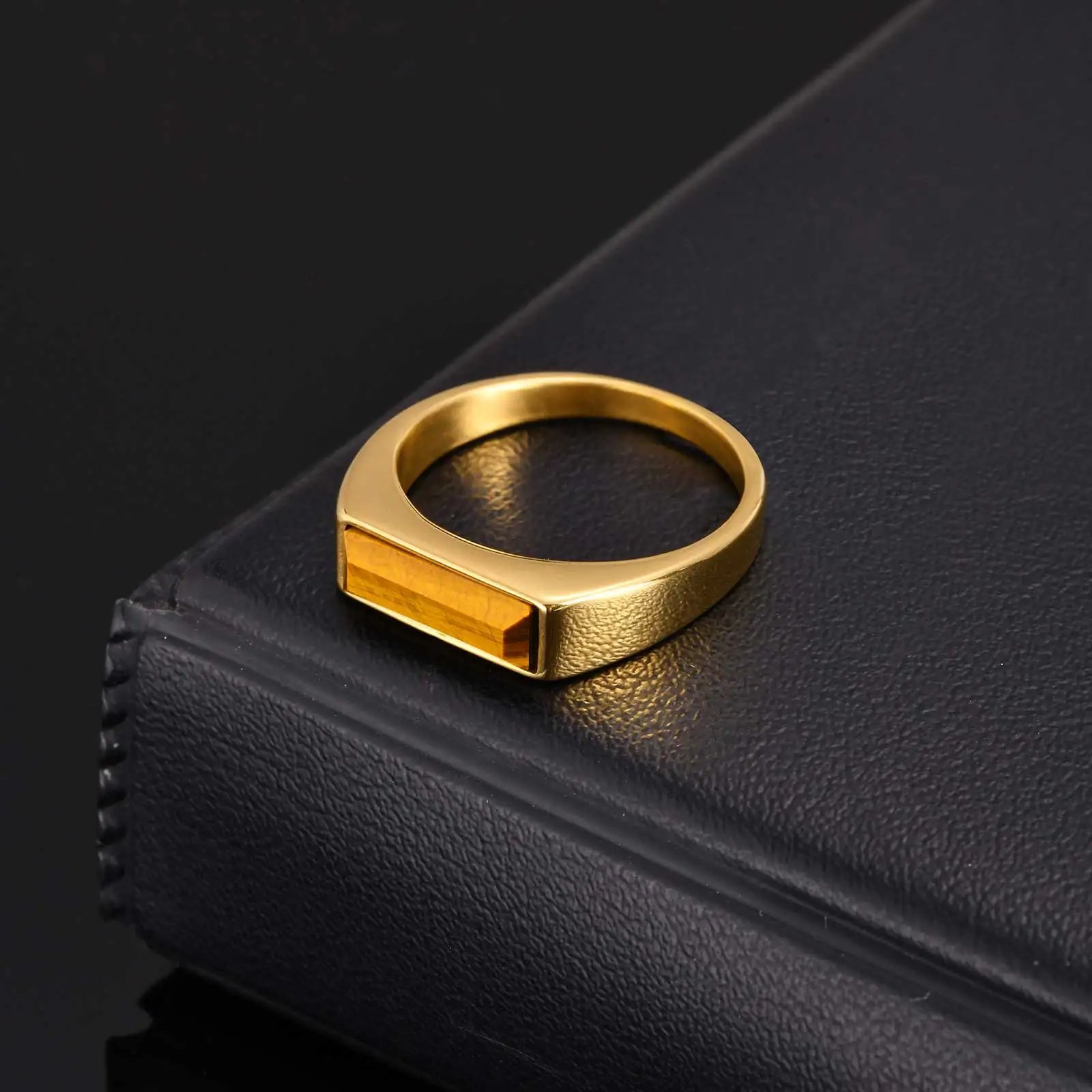 Anillo cuadrado de turquesa de acero inoxidable Vnox con incrustaciones de piedra natural para hombre y mujer, 5,5 mm de ancho, tallas 7-12. Anillo cuadrado de turquesa de acero inoxidable Vnox con incrustaciones de piedra natural para hombre y mujer, 5,5 mm de ancho, tallas 7-12.